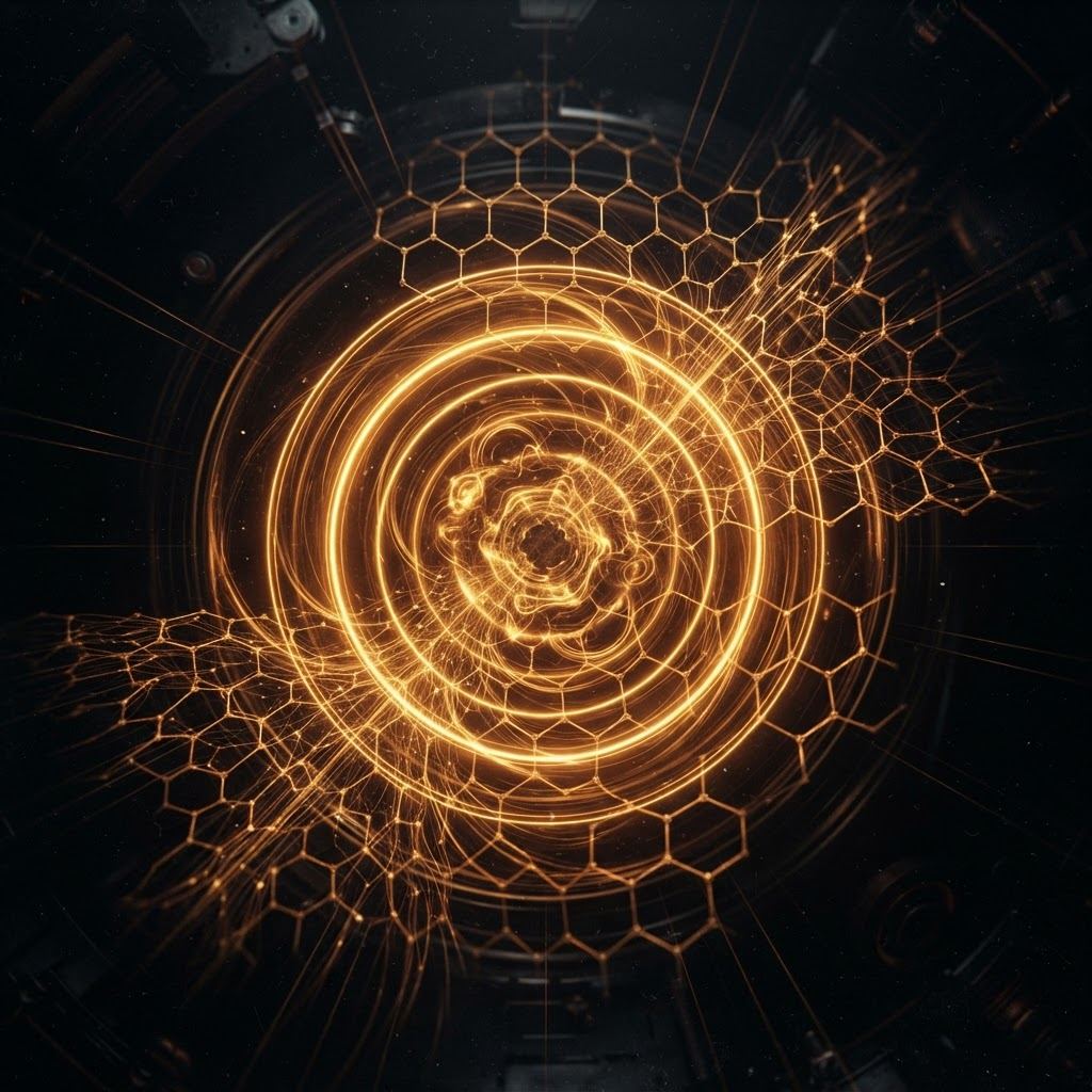Concentric resonance rings and hexagonal lattice field of the Aethera Medium